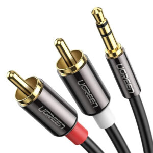 2RCA Male Cable 3m (Black)