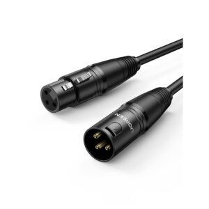 Microphone Extension Audio Cable 2m (Black)