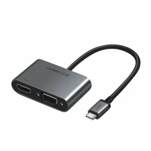 USB-C To HDMI+VGA+USB 3.0 ConverterGray with PD