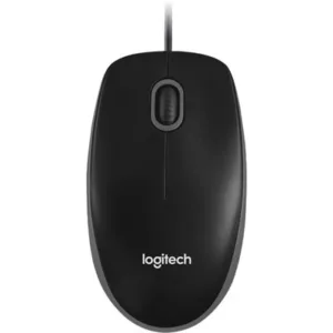 B100 Optical USB Wired Mouse - Black