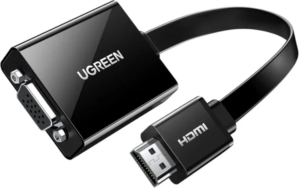 HDMI to VGA converter without Audio(with Power Port) 1080P @ 60Hz
