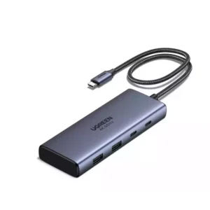 USB-C to 2*USB-A 3.2+2*USB-C3.2+2*HDMI+PD port Converter USB-A&C10Gbps + 4K@60Hz & 2*HDMI with PDUSB-A&C 10Gbps + 4K@60Hz & 2*HDMIwith PD