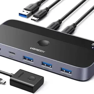 USB 3.0 Sharing Switch 2 In 4 Out Input:2XUSB-C?Output----3XUSB-A, 1XUSB-C