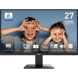 MSI PRO MP273U (IPS Panel, Res: 3840 x 2160 (UHD), 60Hz, 4ms GTG, Adaptive - Sync) 4K