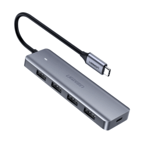 UGREEN 4-Port USB3.0 Hub with USB-CPower Supply