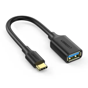 USB-C Male To USB 3.0 A Female OTGCable Black