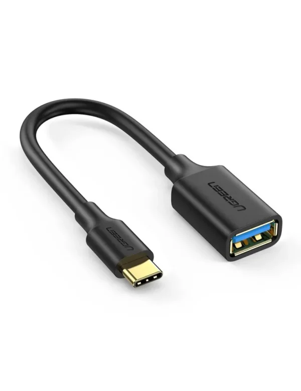 USB-C Male To USB 3.0 A Female OTGCable Black