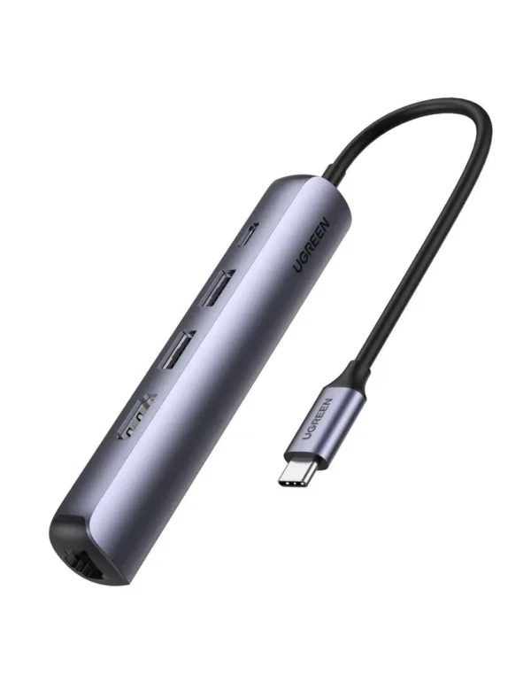 USB-C To 2*USB 3.0 A+HDMI+RJ45+PD
Converter 4K@60Hz with PD