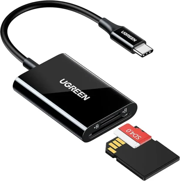 USB-C 3.1 Card Reader For TF/SD Black
