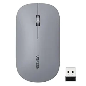 Ultra Slim and Portable Wireless MouseLight Gray
