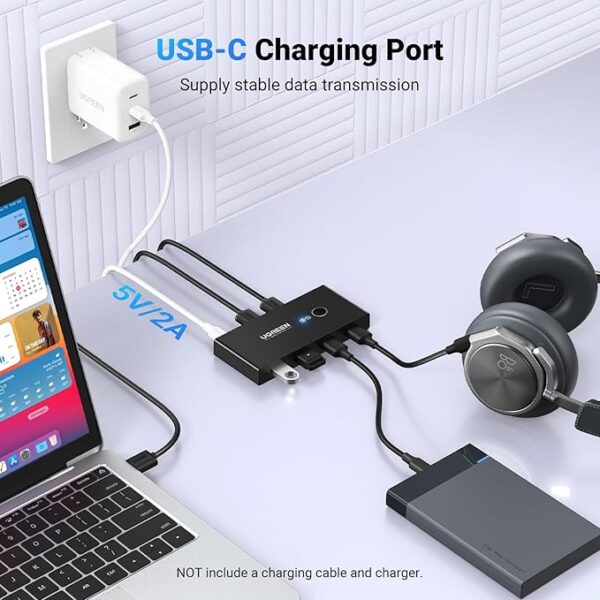 USB 3.0 2x4 Sharing Switch SelectorBlack - Image 2