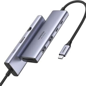 USB-C To 2xUSB-C 3.2+USB-A 3.2+USBA 3.0+HDMI+VGA+RJ45Gigabit+SD/TF+AUX3.5mm+PDConverter USB-A&C 10Gbps + 4K@60Hzwith PD