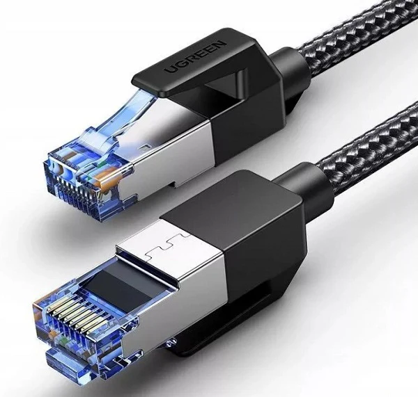 Cat8 CLASS?F/FTP Round EthernetCable With Braid 15M