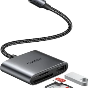 UGREEN USB-C to SD/TF + USB 2.0Memory Card Reader