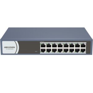 16 10/100M RJ45 ports, 19-inch Rack-mountable Steel Case Unmanaged Switch