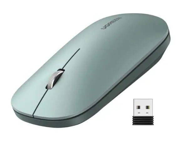 Ultra Slim and Portable Wireless MouseGreen