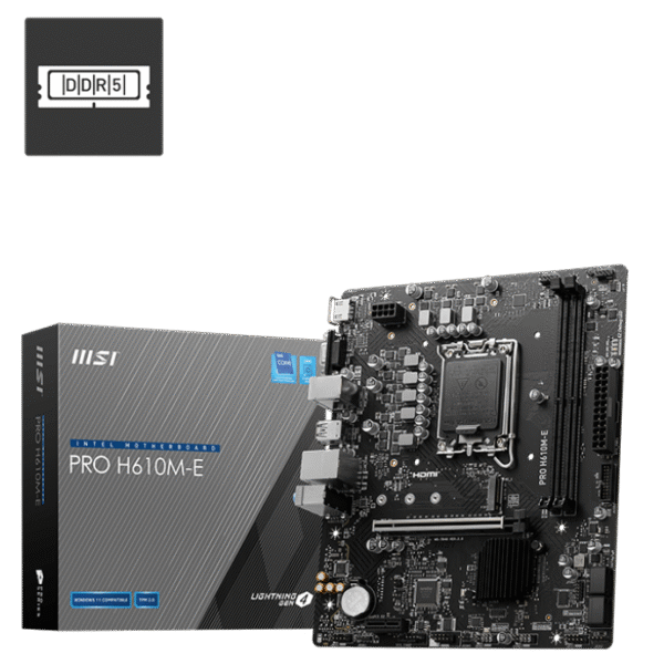 MSI PRO H610M-E D5