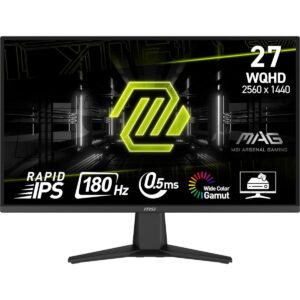 MSI MAG 275QF (IPS Panel, Res: 2560x1440, 180Hz, 0.5ms GTG, Adaptive - Sync) 2K