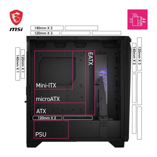 MSI MPG GUNGNIR 300R AIRFLOW - Image 3