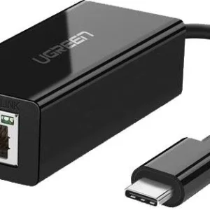 USB-C 3.1 GEN1 Male To GigabitEthernet Adapter Black