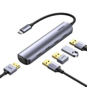 UGREEN USB-C to 4*USB 3.0+HDMI Adapter