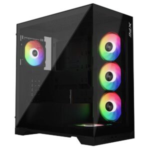 INVADER X Mid Tower Gaming Chassis (Black)