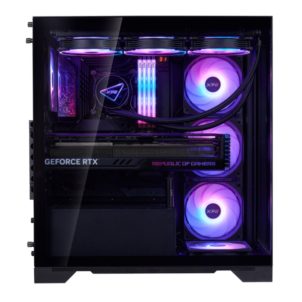 INVADER X BTF Mid Tower Gaming Chassis (Black) For Project Zero - Image 2