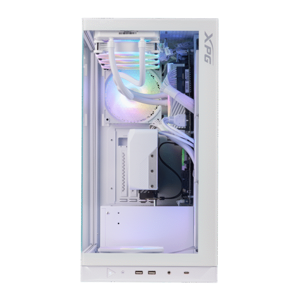 INVADER X Mid Tower Gaming Chassis (white) - Image 3