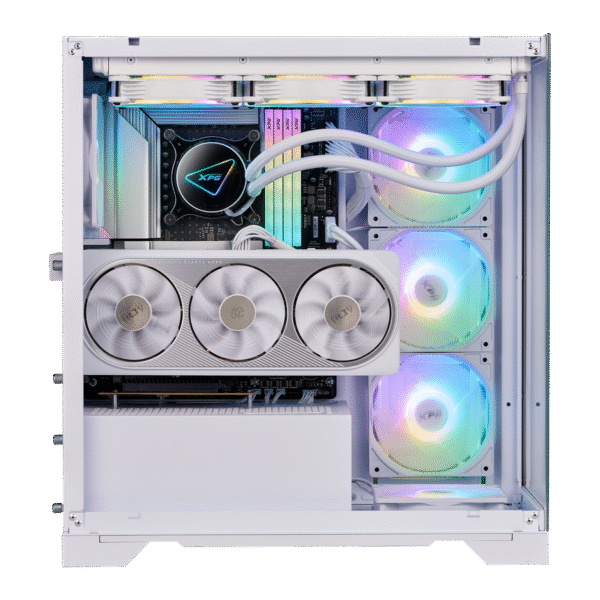 INVADER X Mid Tower Gaming Chassis (white) - Image 2